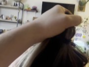 He said he was bored so I DRAINED his balls.