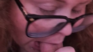 Throating daddy's dick like a good girl