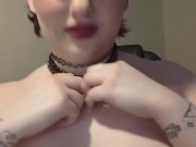 Big tiddy goth GF JOI 10/16