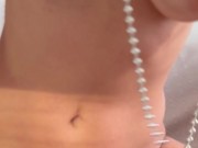 I play with a pussy, beads and a banana 14/16