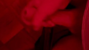 White uncut dick handjob