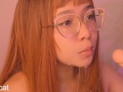 Deepthroat a lot of saliva and drool on my tits 13/16