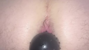Anal toy play