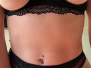 She jerks me off with her sweet pussy 1/16