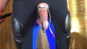 Electro stimulation with condom