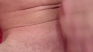 Quick jerking & cumming on belly button (4k)