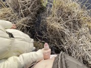 POV: hot HANDJOB with a VIEW – my CUM ends up in the LAKE! 😍🌊 11/16