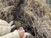 POV: hot HANDJOB with a VIEW – my CUM ends up in the LAKE! 😍🌊 16/16