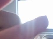 Big boobs on window 5/16