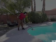 Horny Roommates Bang the Pool Boy 2/16
