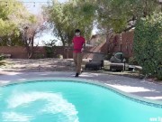 Horny Roommates Bang the Pool Boy 3/16