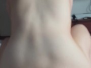 Sorprendo a mi con tanga azul 3/16