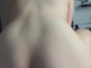 Sorprendo a mi con tanga azul 4/16