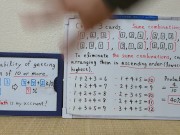Probability of getting a sum of 10 or more.[JapanMath](Titsjob) 1/16