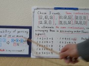 Probability of getting a sum of 10 or more.[JapanMath](Titsjob) 15/16