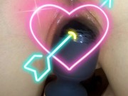 Huge vibrator in my pussy
