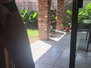 Jerking off while my stepmom fucks her pussy against the window 9/16