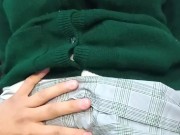 COLEGIALA TRAVIESA SE TRAGA MI VERGA A SENTONES ANTES DE HACER TAREA EN CASA