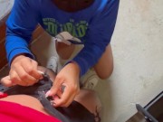 Estás segura? En el piso 25 me chupa la vagina antes de que NOS PILLEN