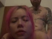 Pinky & Red91 doggy style cum on ass