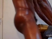 Hot horny sexy guy cums so hard fucking his sex toy! 15/16