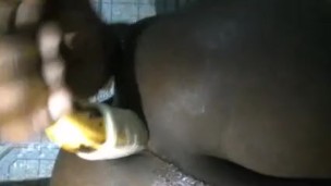 BISEXUAL TWINK ANAL FUCK WITH A BANANA