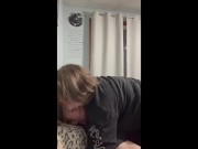 My boyfriend destroys my MILF pussy and throat. Fucks me until I can’t take it anymore 12/16