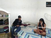 I fuck my sister-in-law while my works