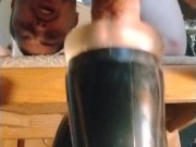 Autostroker milks my cock dry💪 9/16