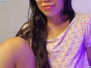 POV sex Virtual-  MEIA-IRMÃ deixou eu esfregar o pau e gozar dentro da buceta dela!! creampie🍓💦 2/16