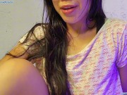 POV sex Virtual-  MEIA-IRMÃ deixou eu esfregar o pau e gozar dentro da buceta dela!! creampie🍓💦 3/16