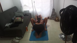 I give my lover a hot massage until she has an orgasm.