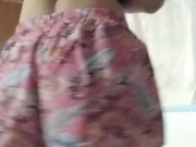 Me grabo mientras me pruebo lencería erótica para calentar a mi padrastro