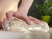 Femboy fucks fleshlight 6/16