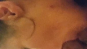 Slutty gf gives blowjob