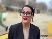 Adela Myers is the horny teacher who will teach today’s class 4/16