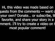 Blowjob without hands from a beauty, with cum on a juicy butt 1/16