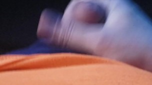 Thick cum from a tiny dick