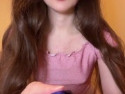 Русский АСМР Обзор на МОИ грязные трусики с засохшей спермой из киски - Screenshot 6 of 16 - Small Tits