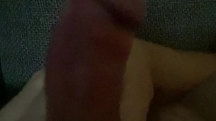 Playing with my dick while watching TV