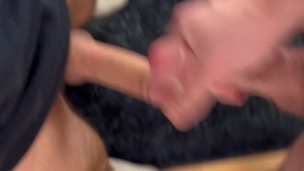 Going Cock to Cock until Cute Latino Twink Gives Me Huge Facial