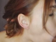 Beautiful redhead slut sucking hard cock 5/16