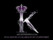 Tease and denial by Mistress Kennya (full vid on UVIU) 16/16