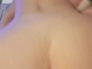 Jumping my ass on a dildo 8/16