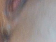 Omg look at the cum run out of my used milf pussy 11/16