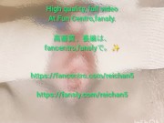 It's a self-satisfied masturbation session with sideways penetration and electric current. 11/16