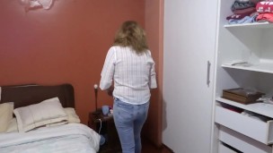 My stepson has premature ejaculation; he cums twice as soon as I start touching myself.