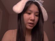 Cute Little Asian Bunny Girl ASMR - Isaiah 25-29 - Sister in Christ 11/16
