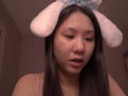 Cute Little Asian Bunny Girl ASMR - Isaiah 25-29 - Sister in Christ 14/16