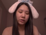 Cute Little Asian Bunny Girl ASMR - Isaiah 25-29 - Sister in Christ 3/16